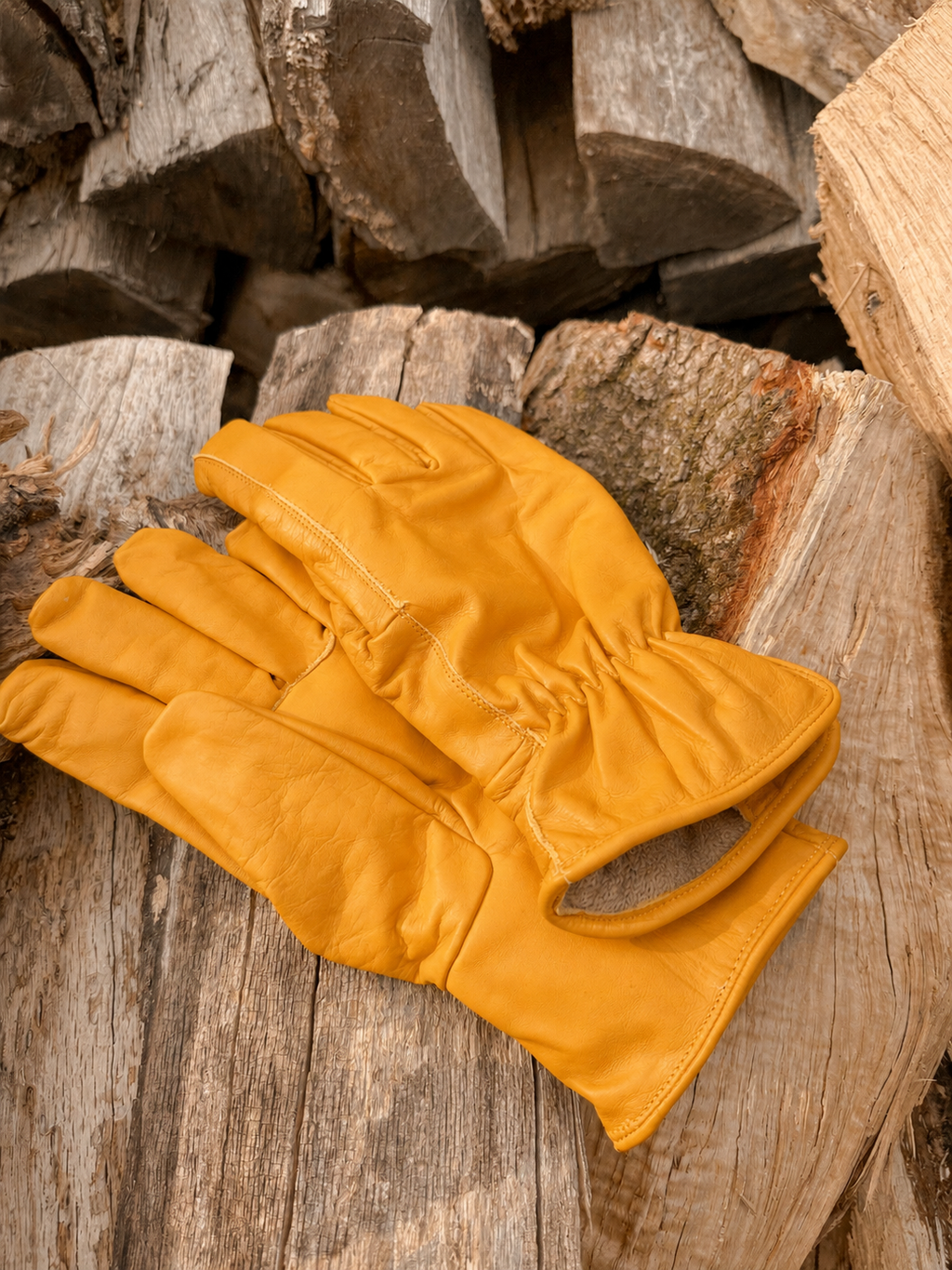 Alpaca Lined Leather Gloves