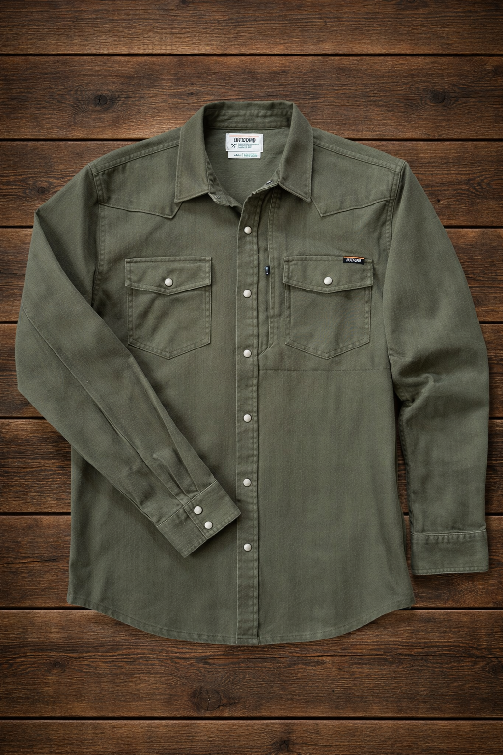 The Earl Denim Pearl Snap