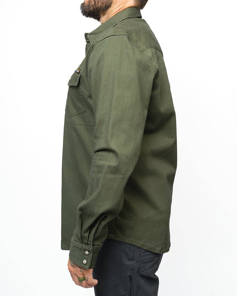 The Earl Denim Pearl Snap