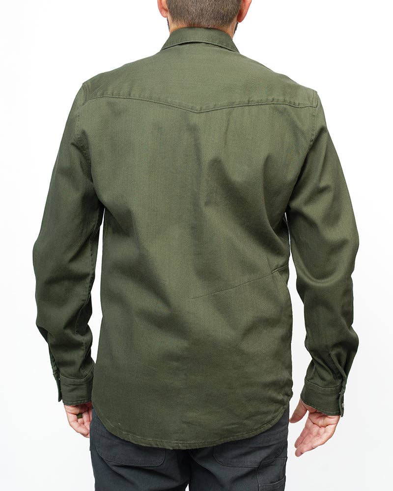 The Earl Denim Pearl Snap